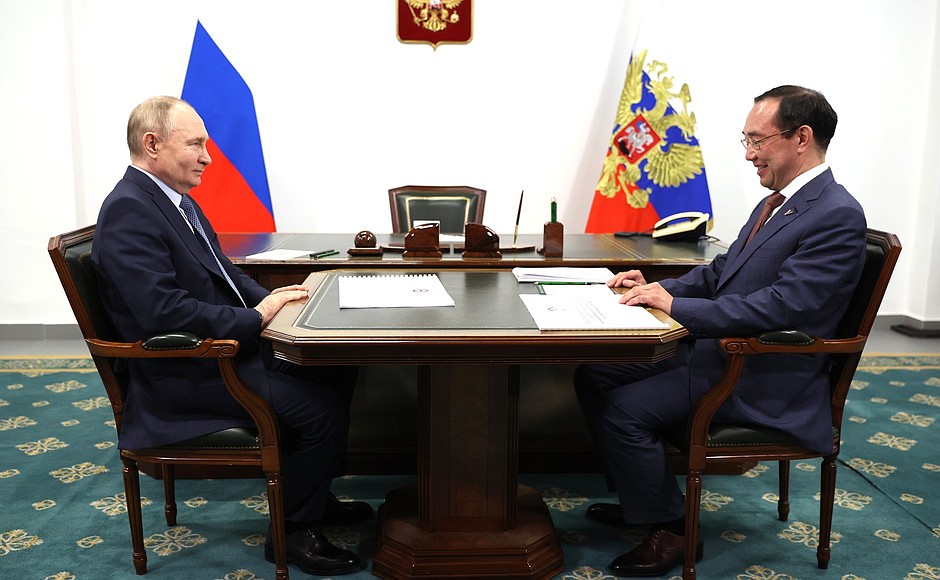 88фото В.В. Путин и А.С. Николаев