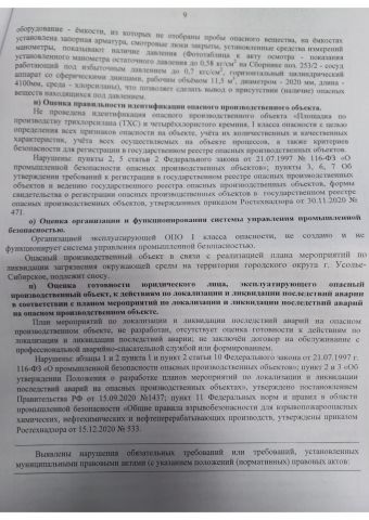 Усолье-Сибирское. Генпрокуратуре предложено разобраться с подлогом экоэкспертизы... - фото 11
