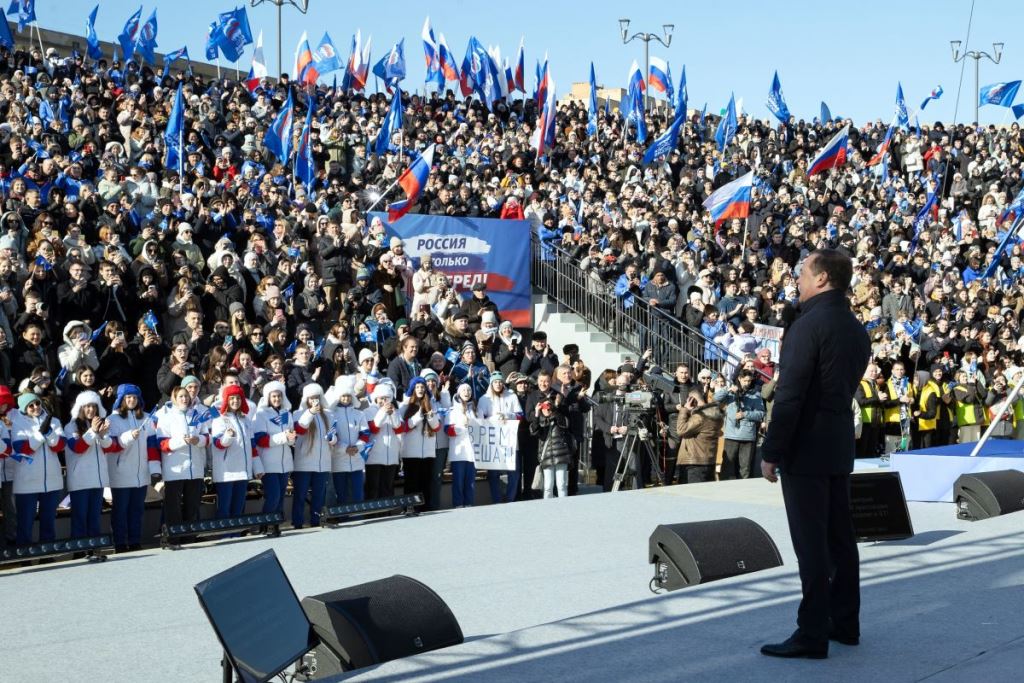 В Москве прошел митинг-концерт «Вместе! За Россию!» - фото 5