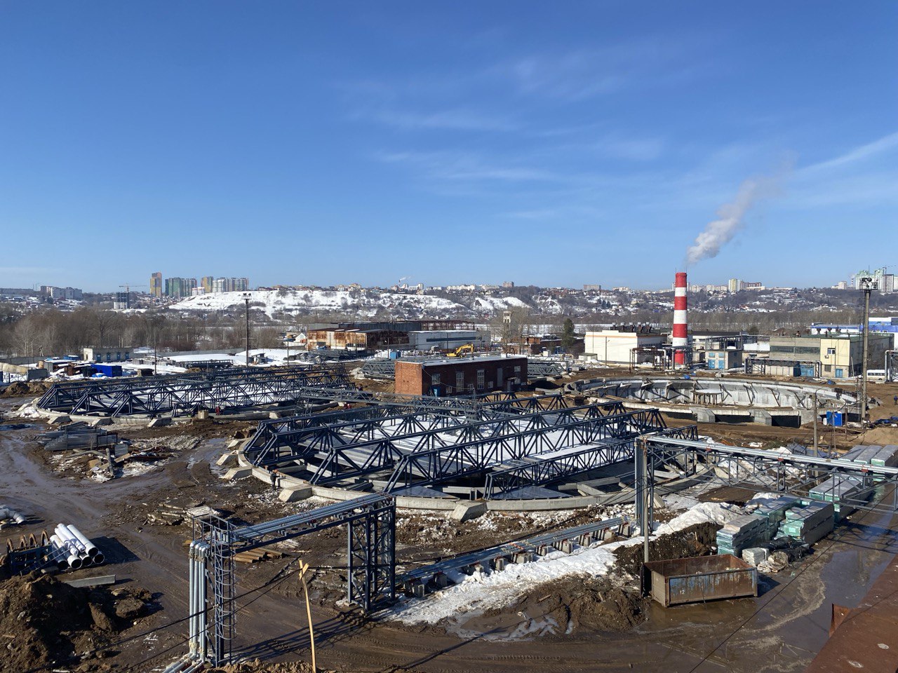 На одной из крупнейших в России станций аэрации в Нижнем Новгороде завершается монтаж новых илоскрёбов - фото 2