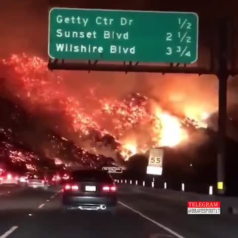 Калифорния сообщает о жутких лесных пожарах - фото 1