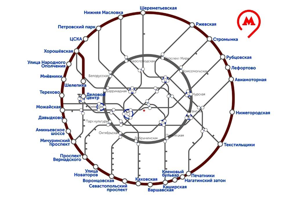 Схема метро 2023