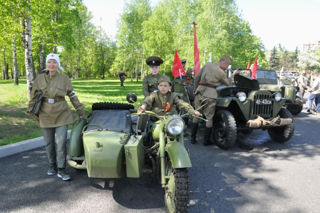 Автопробег на автомобилях времен Великой Отечественной войны - фото 5