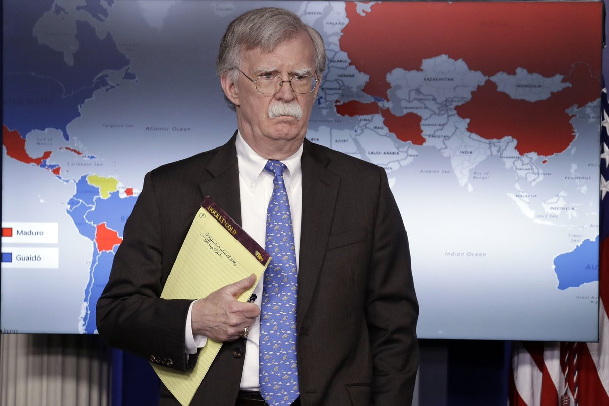 Блокнот Болтона выдал планы США - фото 1