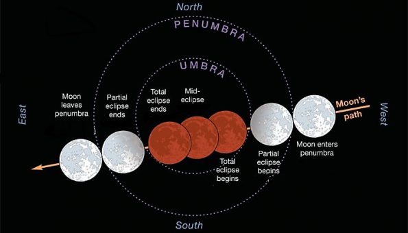 21 января жители России смогут наблюдать за полным затмением Луны - фото 1