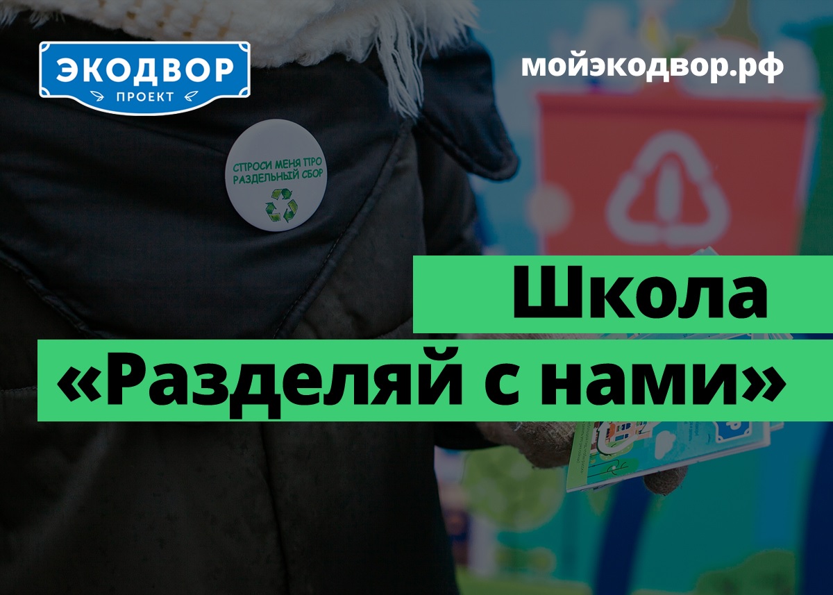 Всероссийский проект “Экодвор” запускает онлайн-школу раздельного сбора отходов  - фото 1