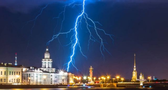 Гроза в Санкт-Петербурге 18 мая 2021 - фото 9
