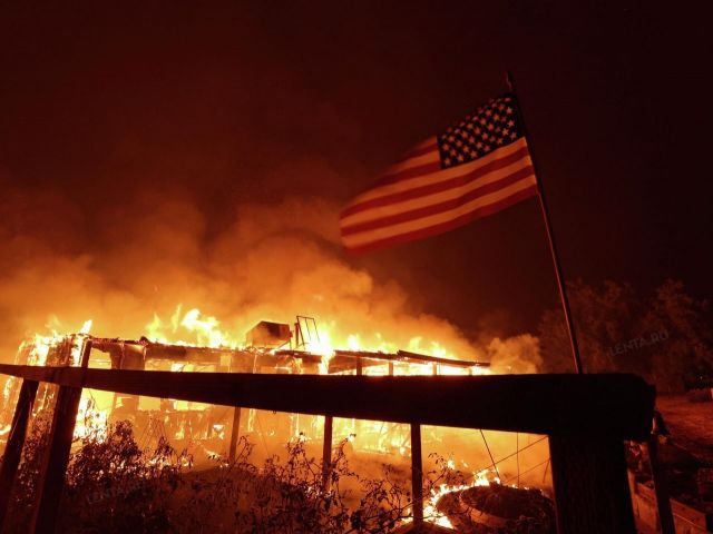 Лесной пожар в Калифорнии усугубляет процесс глобального потепления - фото 7