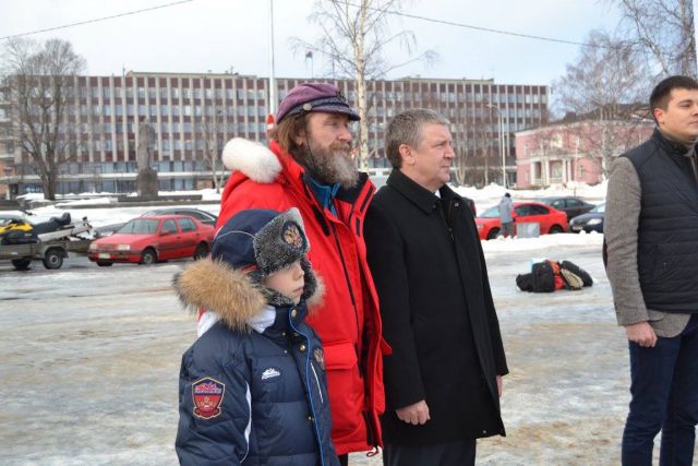 Презентация старта "Онежского Поморья" в Петрозаводске. Улыбаемся и машем...  - фото 35
