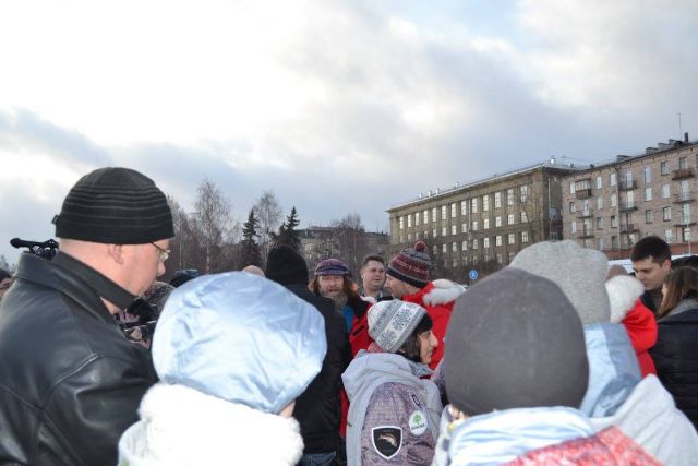 Презентация старта "Онежского Поморья" в Петрозаводске. Улыбаемся и машем...  - фото 53