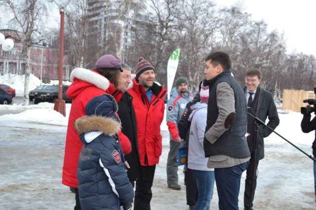 Презентация старта "Онежского Поморья" в Петрозаводске. Улыбаемся и машем...  - фото 70