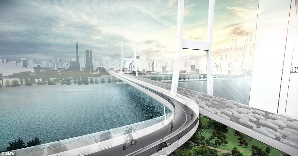 В Шанхае построят скоростной туннель для велосипедов. В воздухе - фото 3
