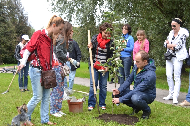Главный эколог столицы посадил свое тысячное дерево в Москве  - фото 63