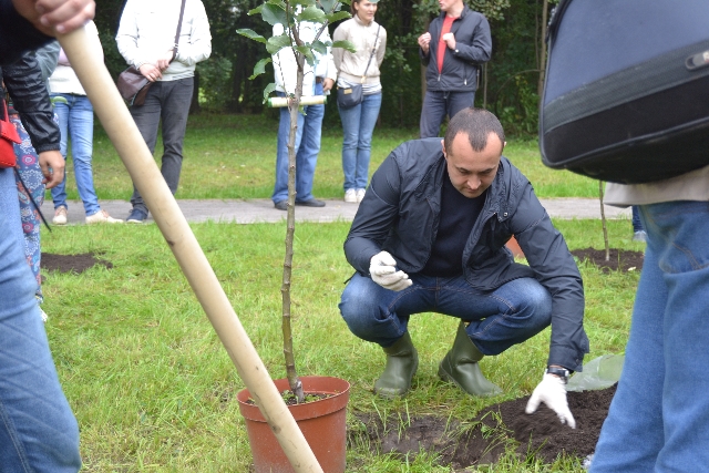 Главный эколог столицы посадил свое тысячное дерево в Москве  - фото 86