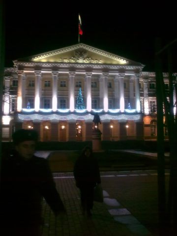 Незамеченный пикет у Смольного в поддержку Бастрыкина - фото 3