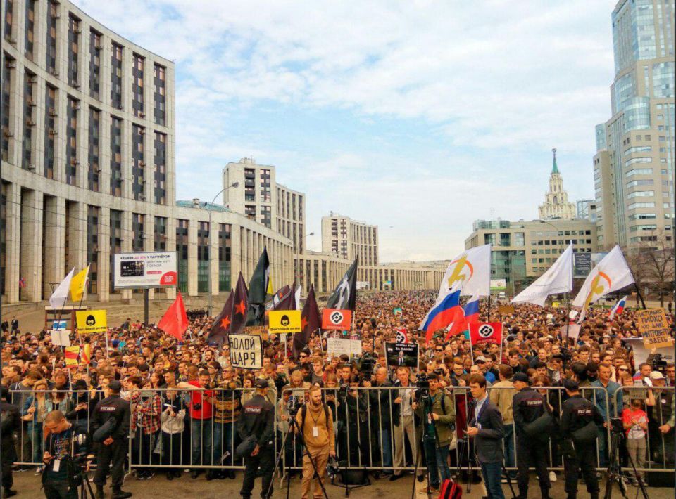 Митинг в Москве: за свободу и Телеграм - против мракобесия, цензуры, РКН и 282-й (ФОТО, ВИДЕО) - фото 1