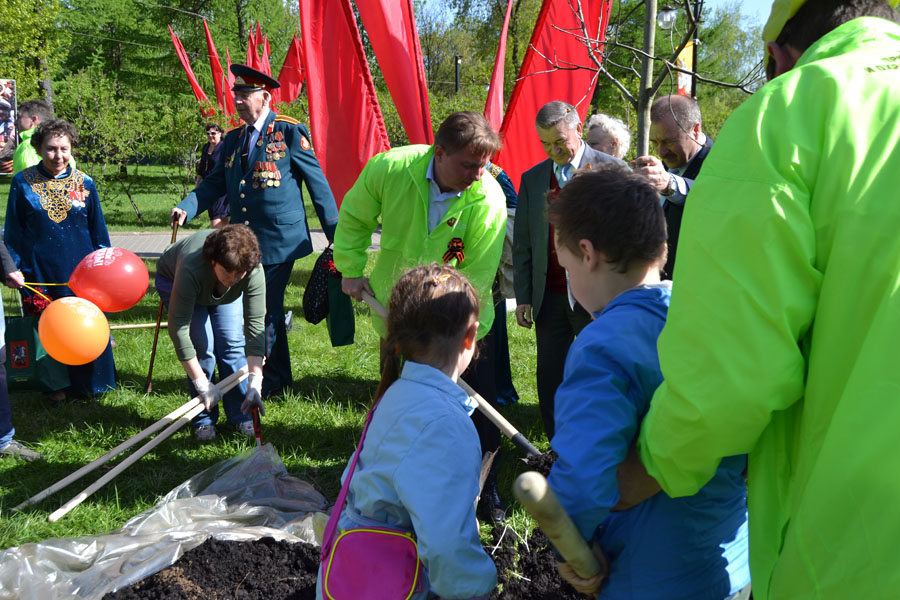 Ветераны подарили Москве «Миллион деревьев» и Победу - фото 26