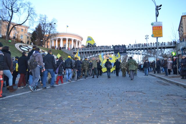 21 ноября Киев отметил годовщину оранжевой революции - фото 14
