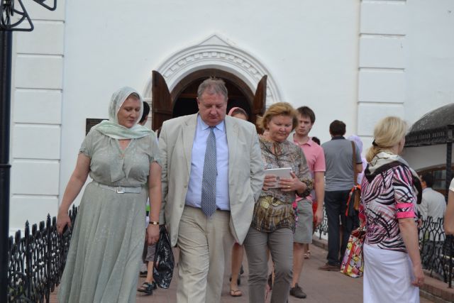 Светлана Медведева посетила Спасо-Преображенский мужской монастырь в городе Муроме - фото 12