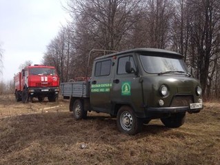  В Костромской области прошли областные учения  по отработке взаимодействия при тушении природных пожаров - фото 1