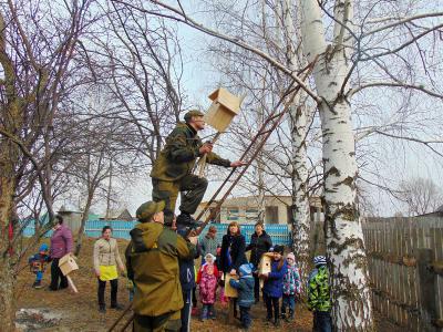 Дошколята Рязанской области обустраивают дома для птиц - фото 1