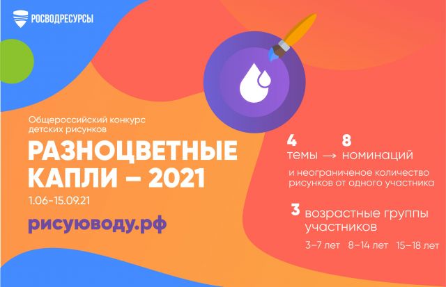 Старт конкурса детских рисунков «Разноцветные капли» 2021 - фото 3