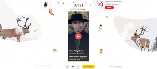 Звезды пообещали стать лучше в 2021 году, чтобы защитить дикого северного оленя - фото 2