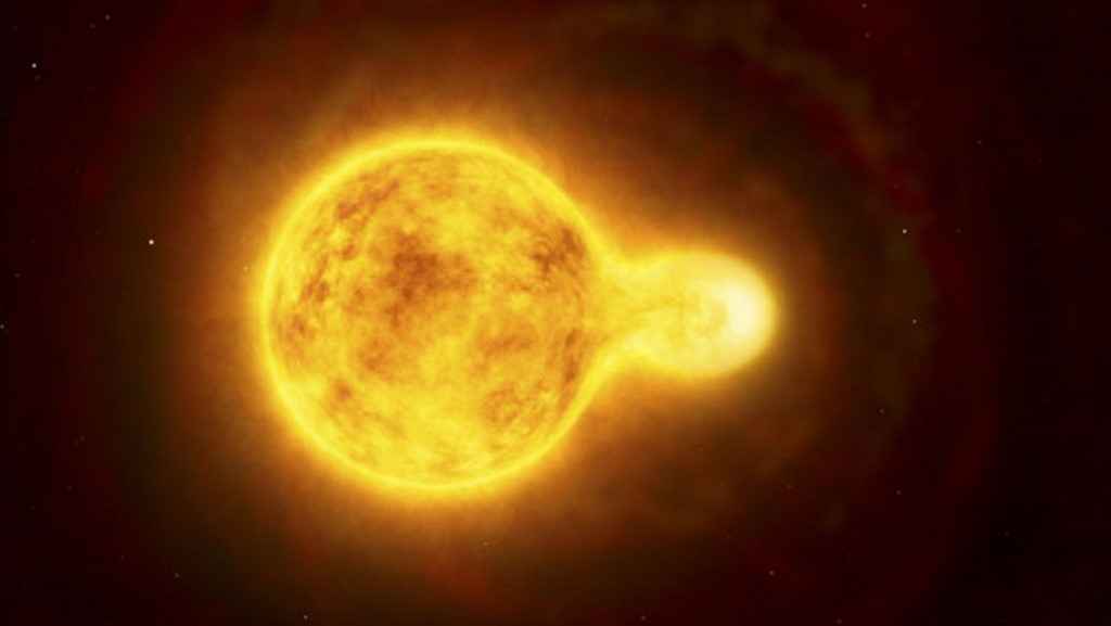  Найдена звезда, превышающая Солнце в 1300 раз - фото 1