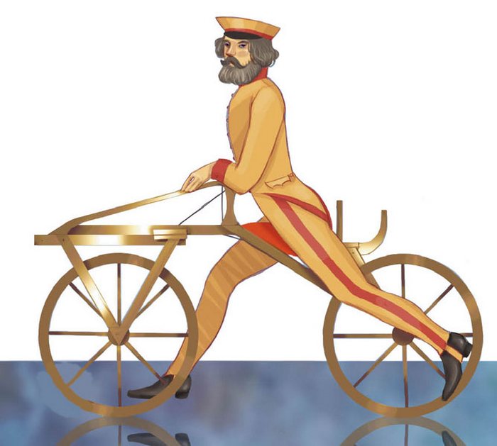 15 сентября 1801 года сделан первый в мире велосипед - фото 12