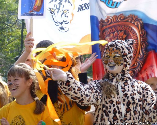 Дети из России и Китая отметили День леопарда - фото 2