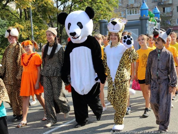 Дети из России и Китая отметили День леопарда - фото 3