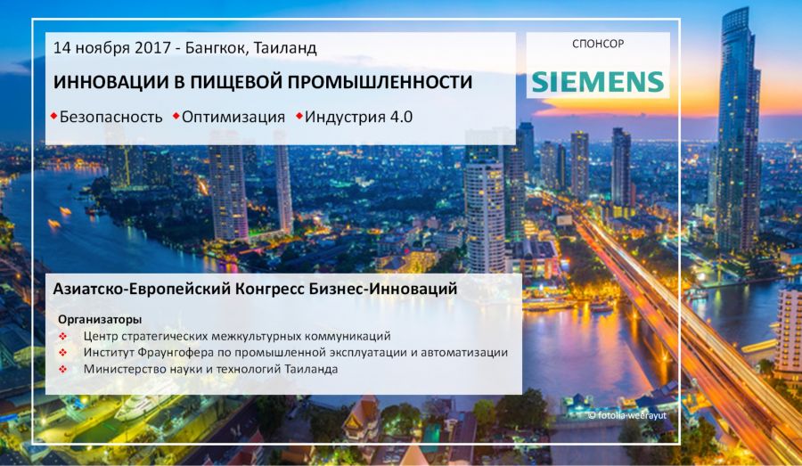 V Азиатско-Европейский Конгресс Бизнес-Инноваций на тему "Инновации в пищевой промышленности" (АНОНС) - фото 2
