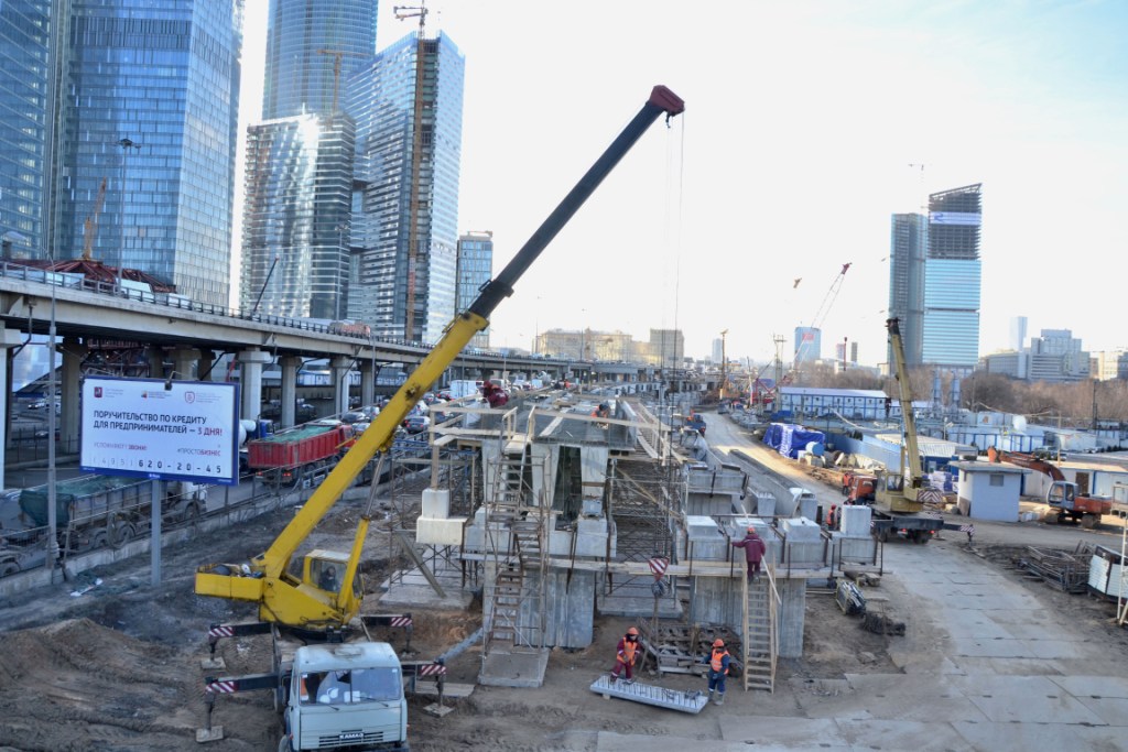  Строительство железнодорожной эстакады на МК МЖД в районе ММДЦ «Москва-Сити»  - фото 3