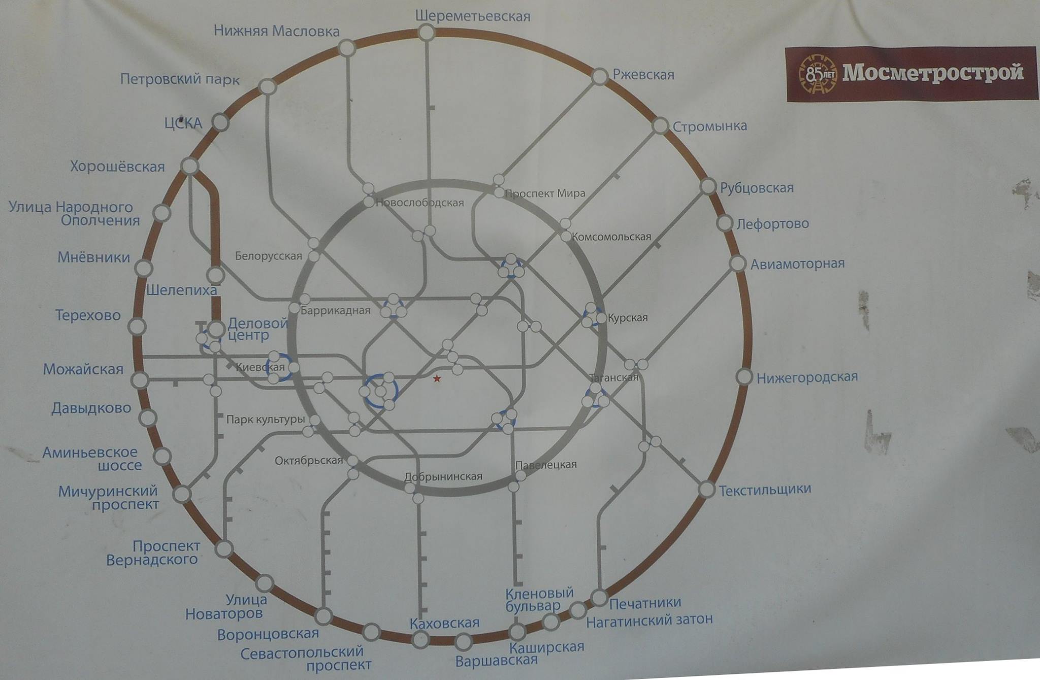 Карта метро москвы сокольники