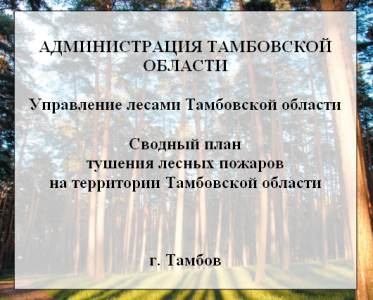 Тамбовская область готовится к пожароопасному сезону 2018 года - фото 1