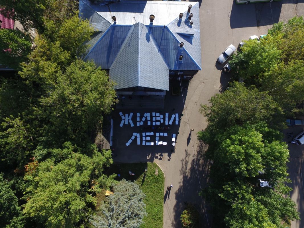 Всероссийская акция «Живи, лес!» на Костромской земле. Старт Всероссийской акции был дан  у здания Департамента лесного хозяйства Костромской области - фото 1