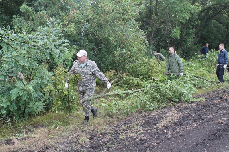 Управление лесами Белгородской области приняло участие во Всероссийском экологическом субботнике «Зелёная Россия» - фото 1