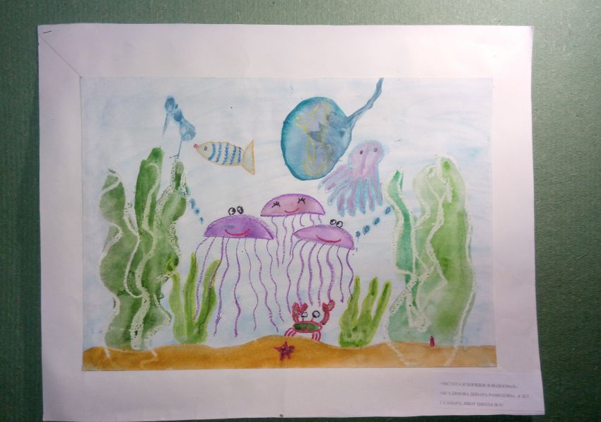 Международный Конкурс детского рисунка в рамках номинации «Экологическое образование, просвещение и культура» Международной экологической премии «EcoWorld» 2020 (возрастная группа 8-17 лет) - фото 28