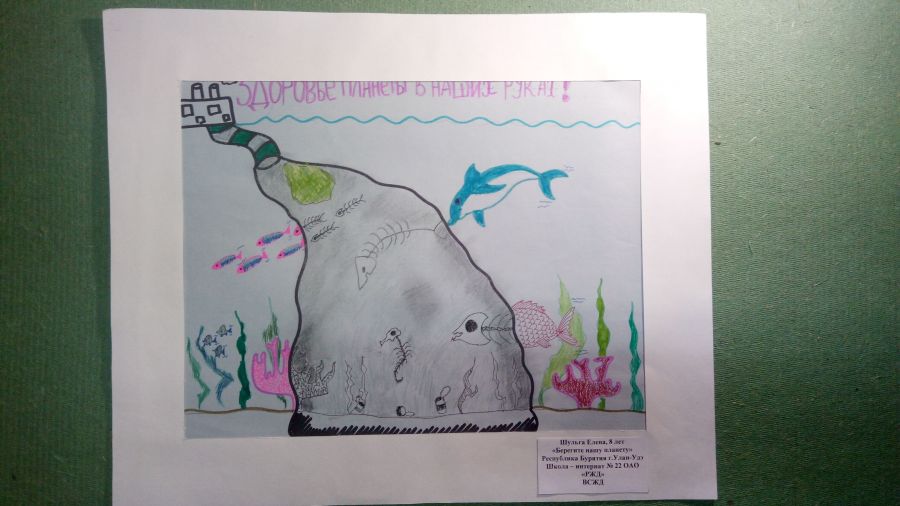 Международный Конкурс детского рисунка в рамках номинации «Экологическое образование, просвещение и культура» Международной экологической премии «EcoWorld» 2020 (возрастная группа 8-17 лет) - фото 32