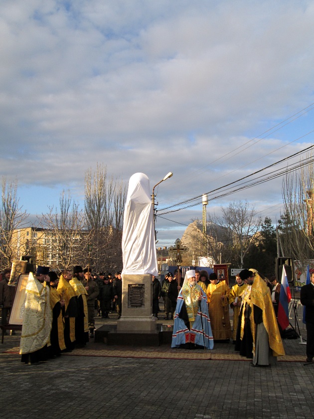 Открытие памятника Стефану Сурожскому - фото 9