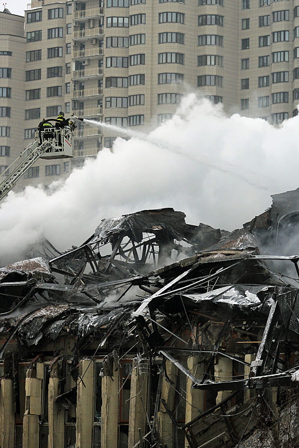 Пожар в библиотеке ИНИОН РАН - фото 3