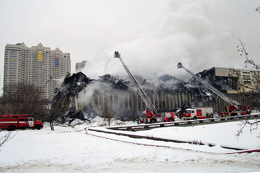 Пожар в библиотеке ИНИОН РАН - фото 5