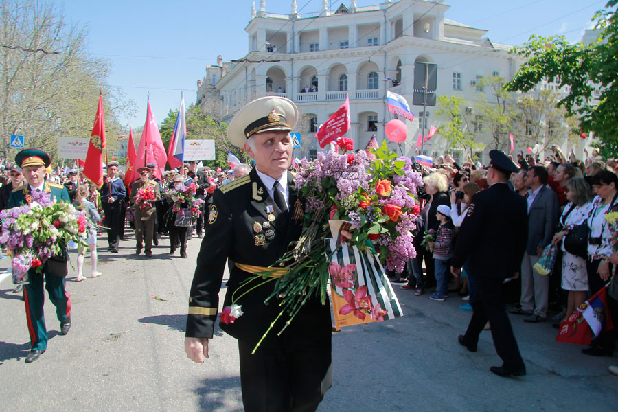 Марш ветеранов войны в Севастополе - фото 5