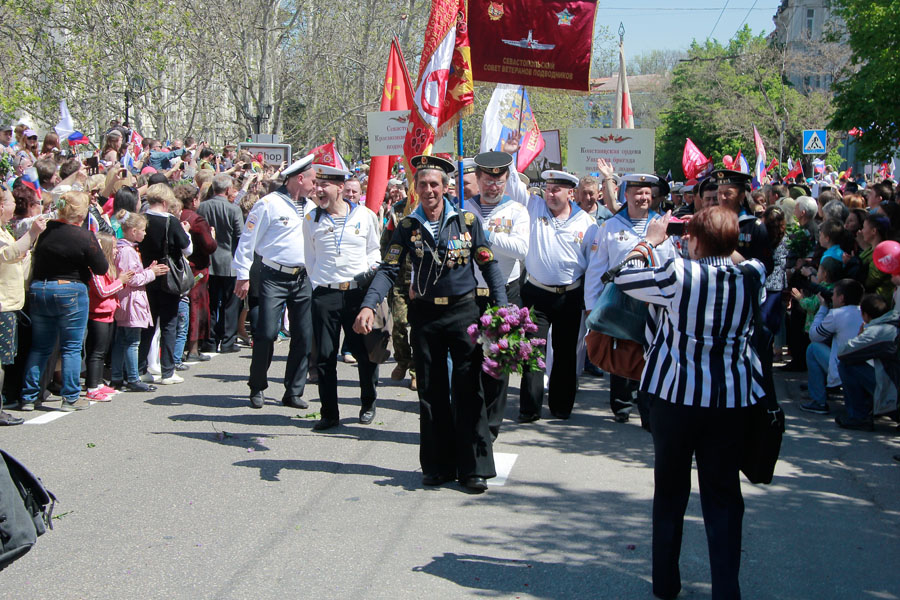 Марш ветеранов войны в Севастополе - фото 22