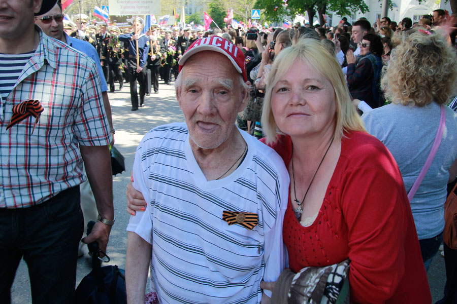 Марш ветеранов войны в Севастополе - фото 24