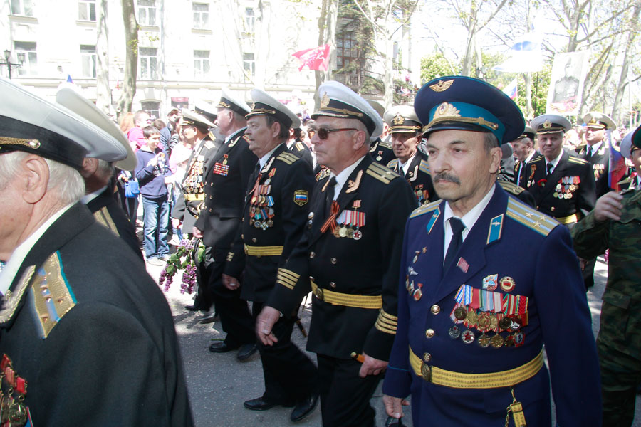 Марш ветеранов войны в Севастополе - фото 28