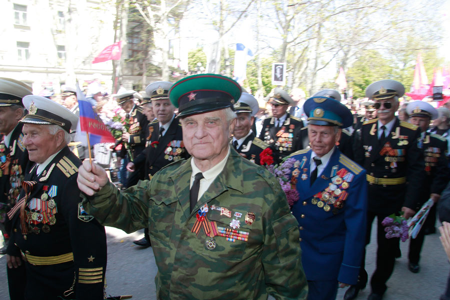 Марш ветеранов войны в Севастополе - фото 29