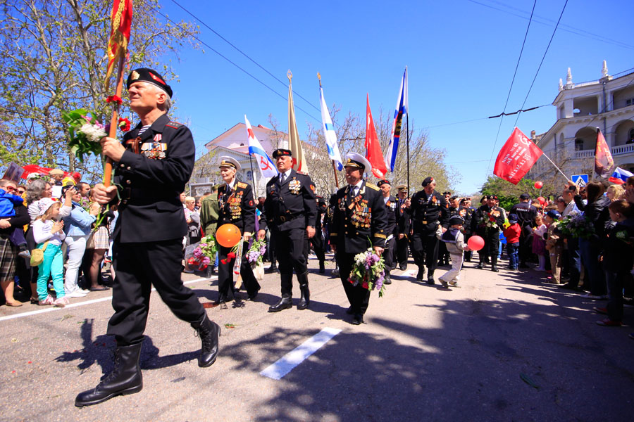 Марш ветеранов войны в Севастополе - фото 33