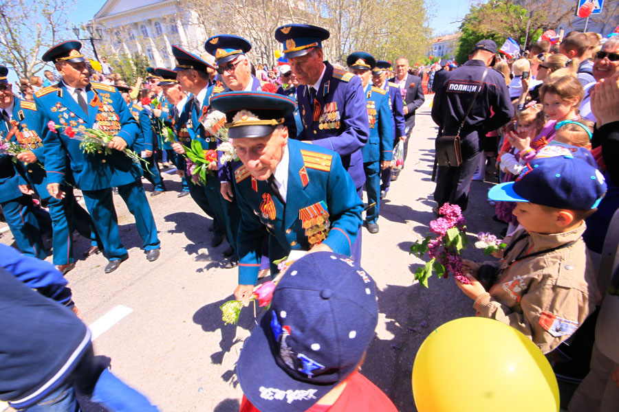 Марш ветеранов войны в Севастополе - фото 38