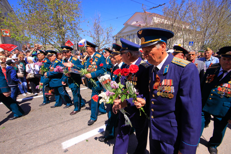Марш ветеранов войны в Севастополе - фото 39